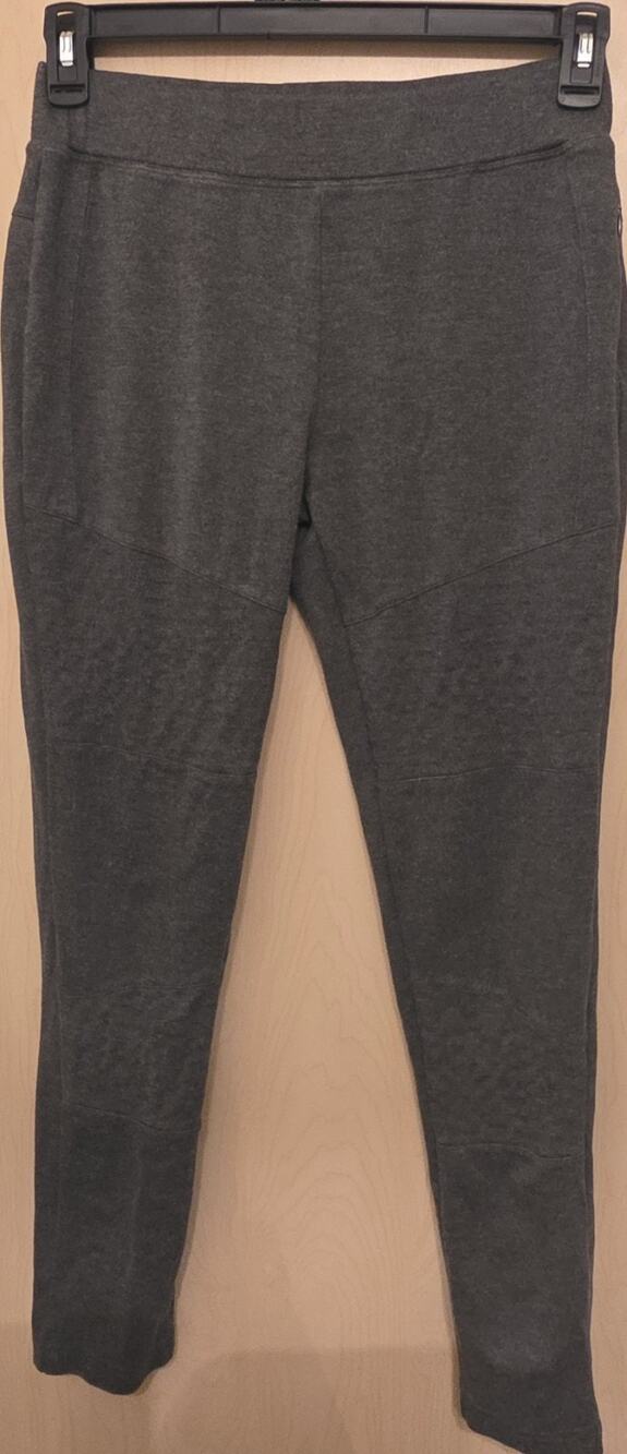 Title Nine Gray Pocket Leggings Sz Medium Athlesiure Casual Workout Athletic